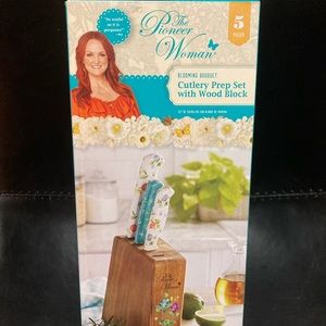 🔪Pioneer Woman Cutlery Set with Wooden Block 🔪